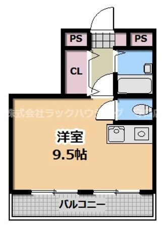 シャトー若杉マンションの物件間取画像